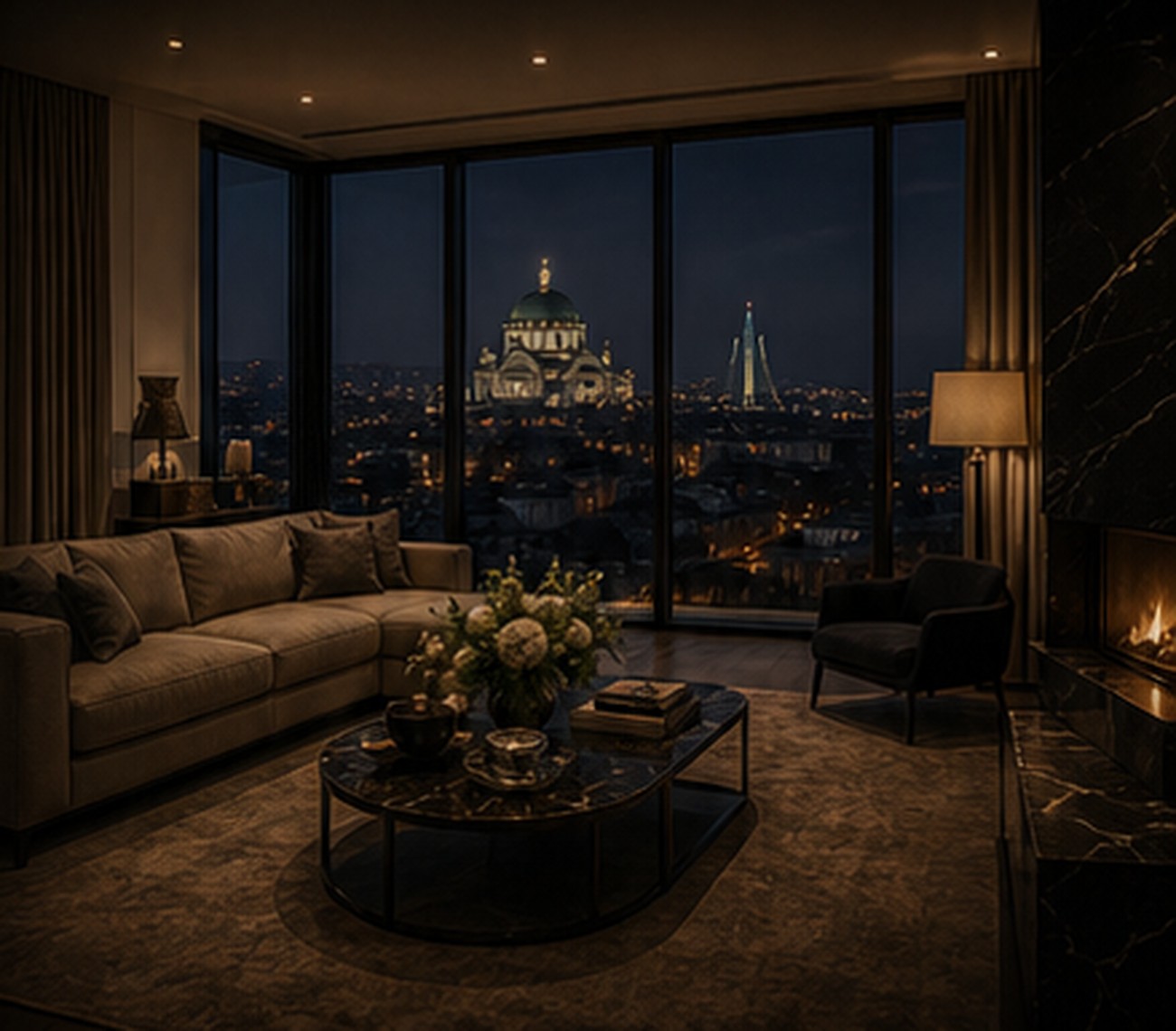 Luxury private residence overlooking Belgrade