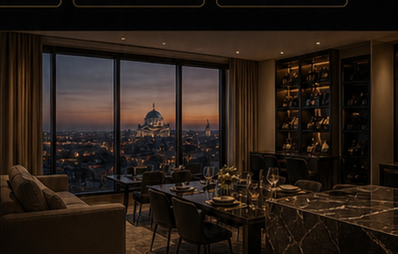 Luxury Belgrade residence interior
